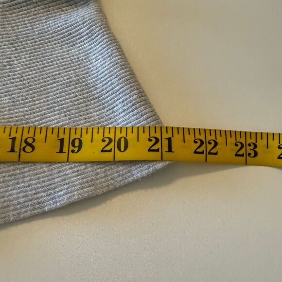 CAbi Willow Light Gray Double Zip Peplum Cardigan Sz M Preppy, Casual - Picture 9 of 13